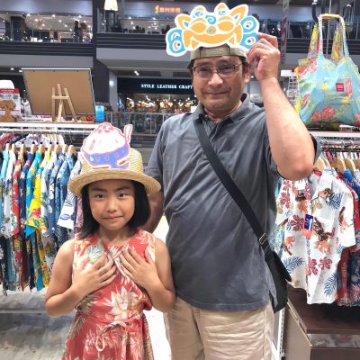 小学校二年生かりゆしワンピース