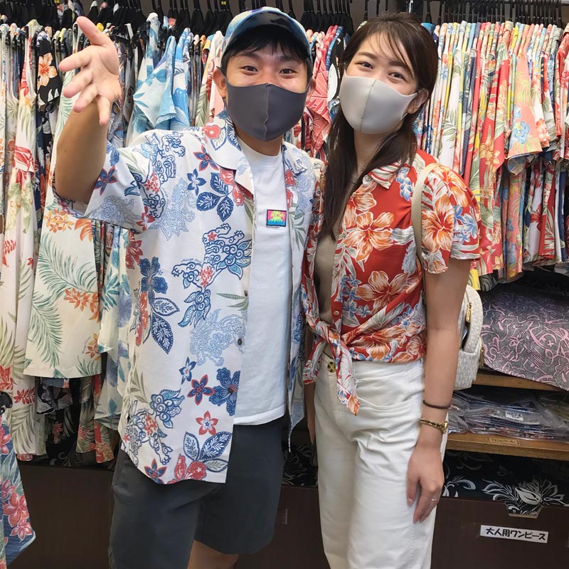 かりゆしウェアで観光♪
