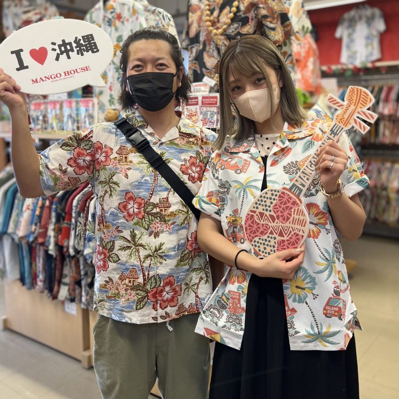 夫婦でかりゆし(*^_^*)🌺
