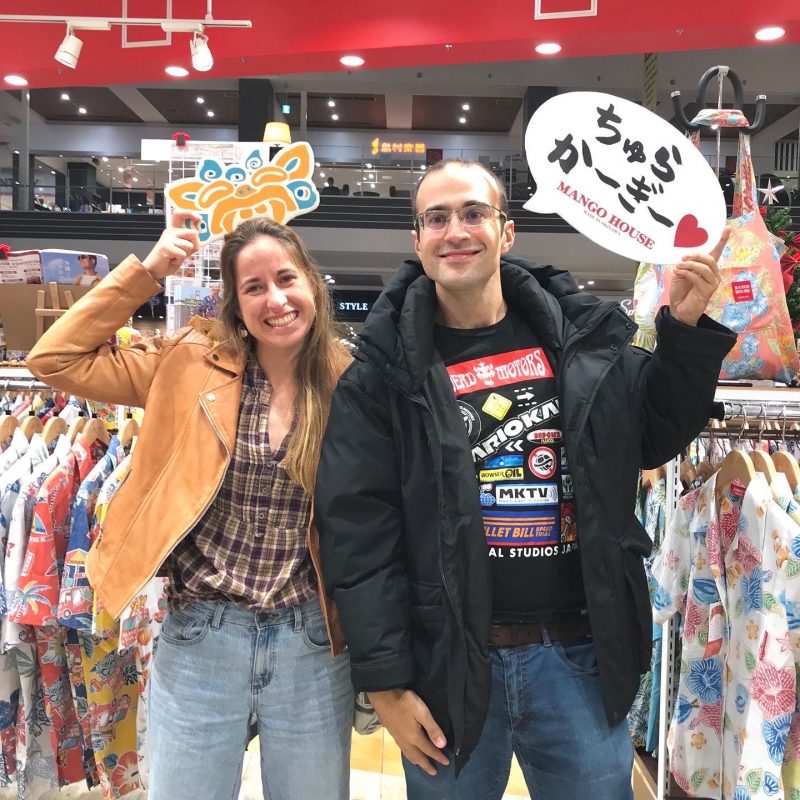 沖縄が好き過ぎてスペインから引っ越して来たカップルさんご来店✨