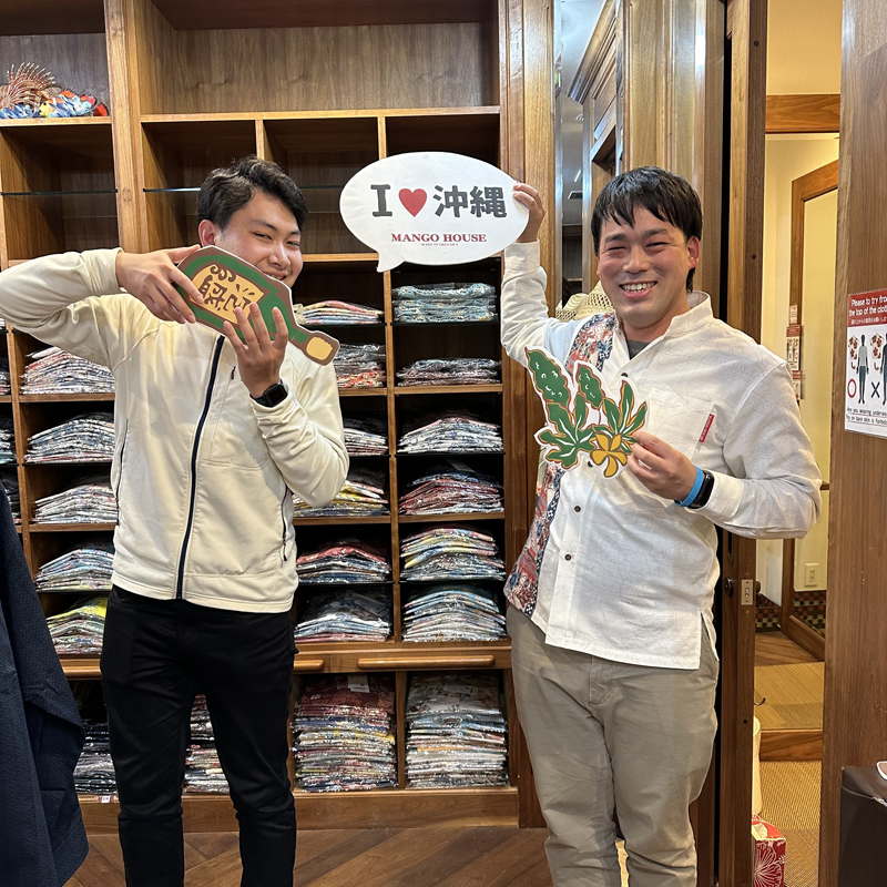 初めまして‼︎以前一緒に働いていたスタッフの紹介で東京から会いに来てくださいました♪