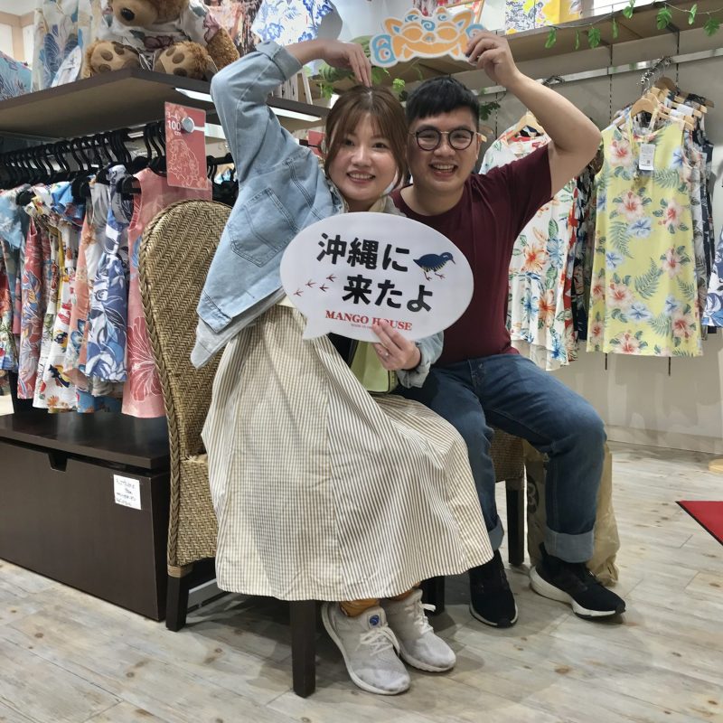 お写真とっても素敵です✨台湾からお越しのカップルさんご来店♪