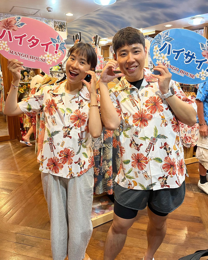 おそろコーデで観光♪♪