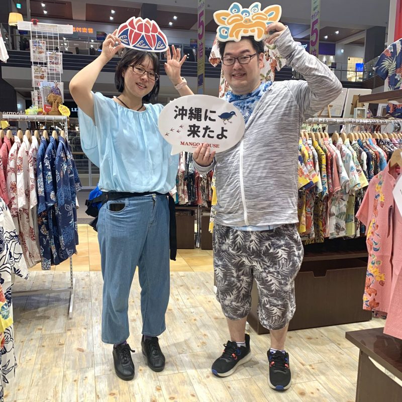 新婚旅行中のお二人💕