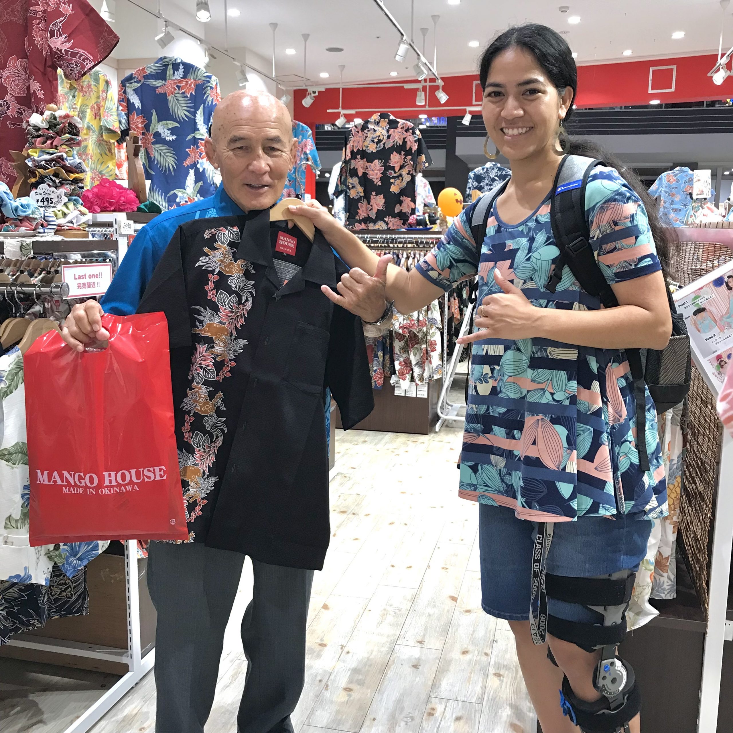 Aloha 〜🌺沖縄のルーツが入った日系親子さんご来店🏝️