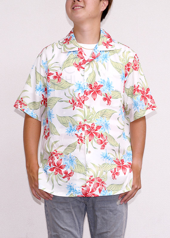メンズ沖縄アロハシャツ（かりゆしウェア） > 171031　トロピカルウコン　メンズ