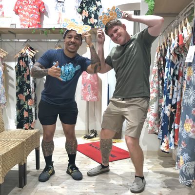 サンフランシスコでもかりゆしウェアを仕事で着ています！！