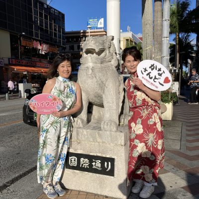 マンゴハウスのかりゆしワンピースで沖縄満喫♪