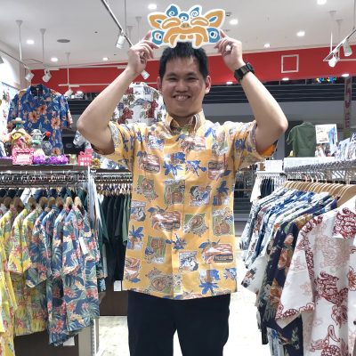 ご両親とともに台湾からお越しのお兄さん