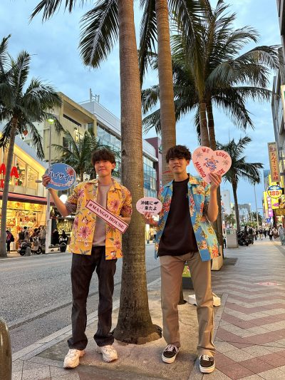 (🔥観光初日からかりゆしを着てバイブスを上げ上げのお客様🔥)