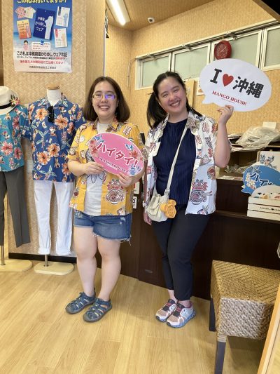 タイからのお客様かわいいお揃いコーデに笑顔が溢れる♪
