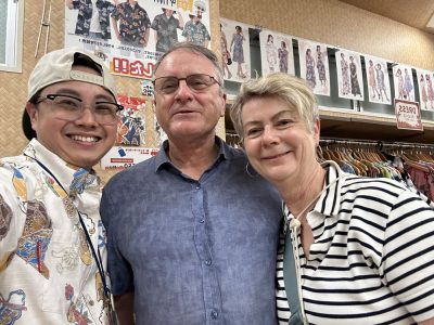 カナダからデザイナーの柄に絶賛♪