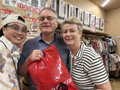 カナダからデザイナーの柄に絶賛♪