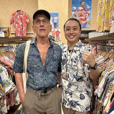 アメリカから再来店でデザインしたスタッフに会いに再来店♪