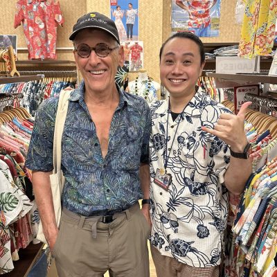 アメリカから再来店でデザインしたスタッフに会いに再来店♪