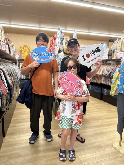 韓国からお子さんの素敵なかりゆしウェアが見つかりました♪