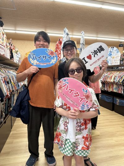 韓国からお子さんの素敵なかりゆしウェアが見つかりました♪