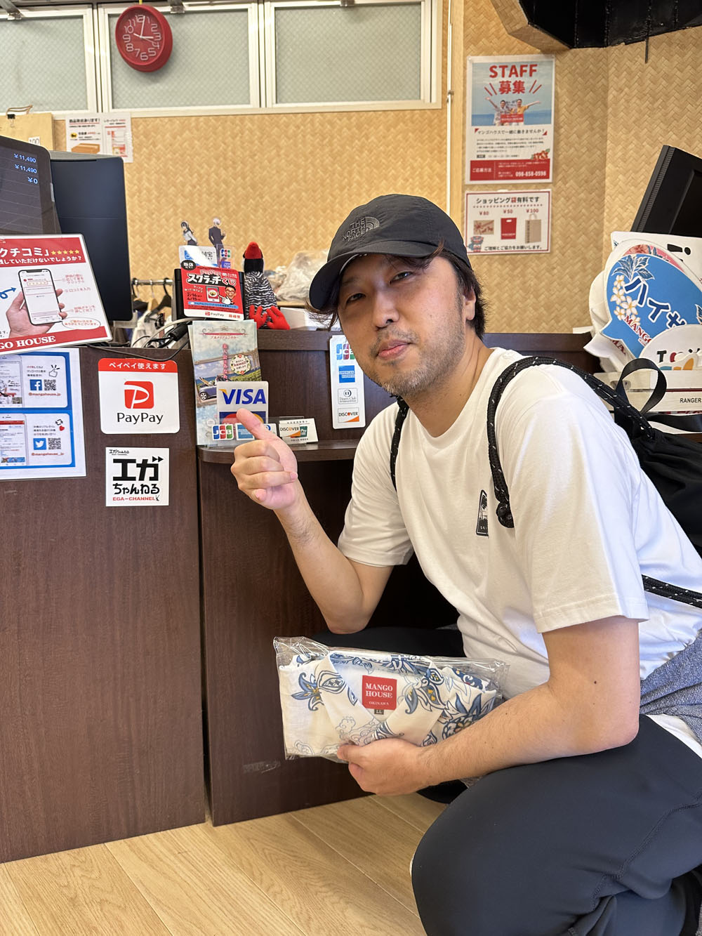 旅行前にエガちゃんねるを見られてマンゴハウスへ初のご来店です♪