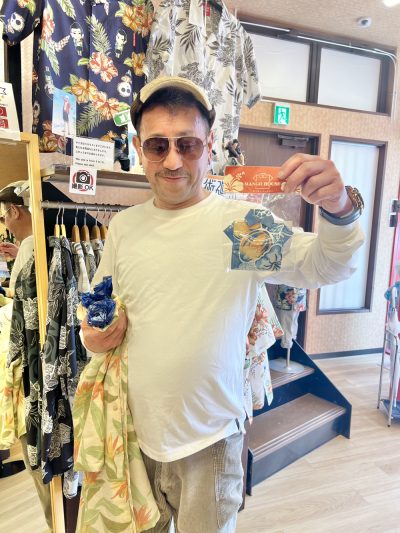 6年ほど前に、マンゴハウスでかりゆしウェアを購入してくださったお客様