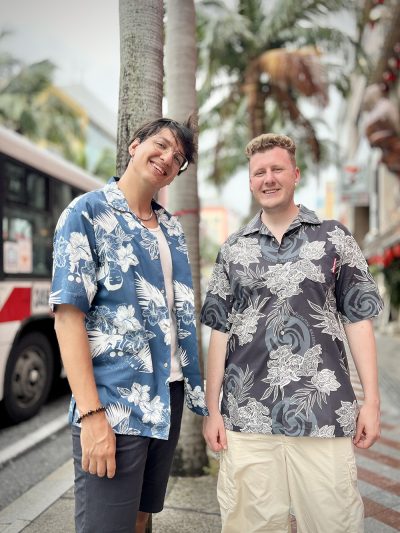 海外から呪術廻戦コラボのかりゆしウェアを買いにマンゴハウスへ2