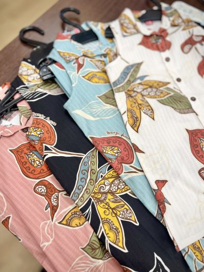 マンゴハウス　キッズ　シャツワンピース　アジアンストレチア