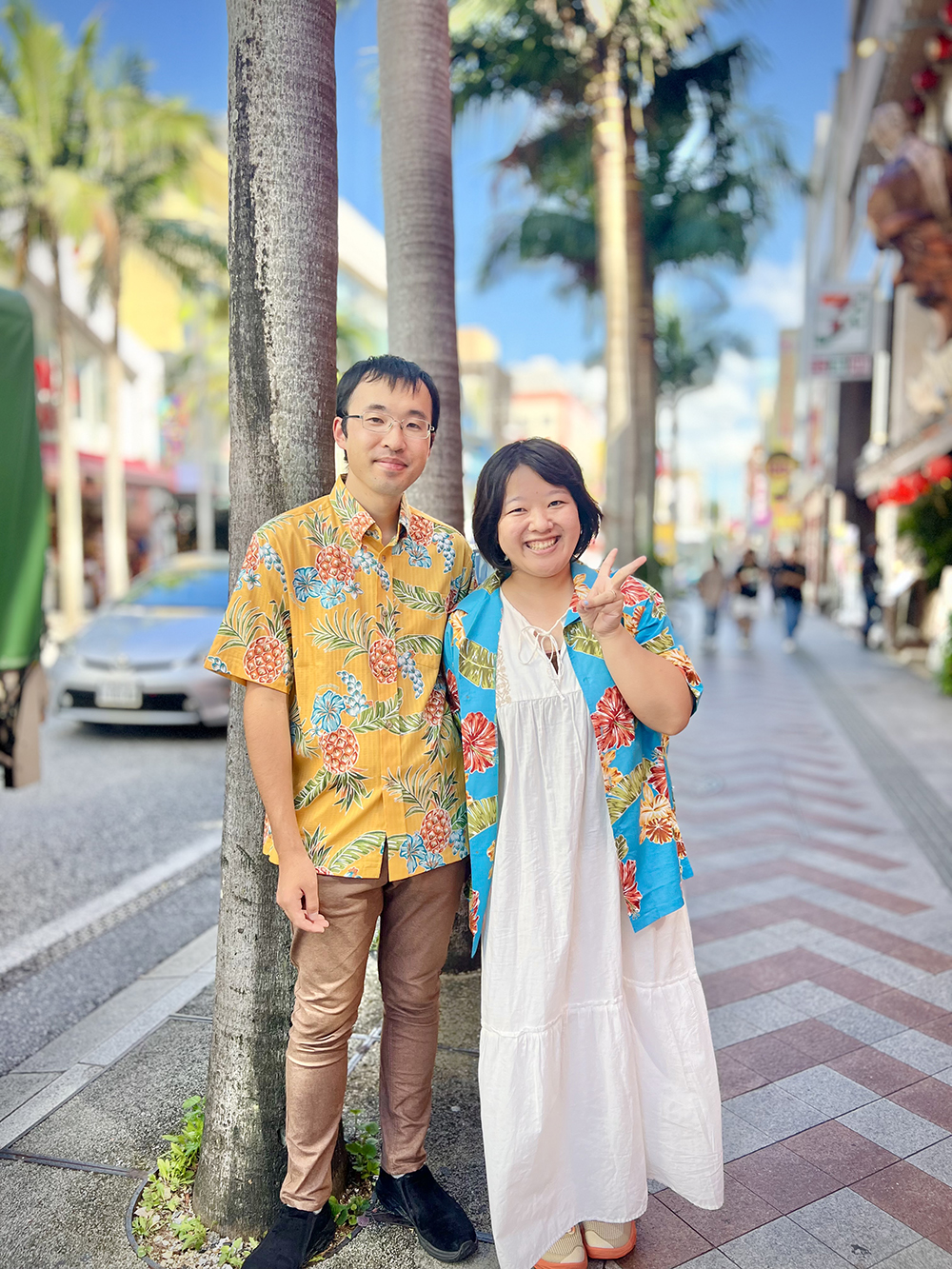 新婚旅行はマンゴハウスのかりゆしウェアを着て沖縄旅行！初日に買うのがオススメ♪