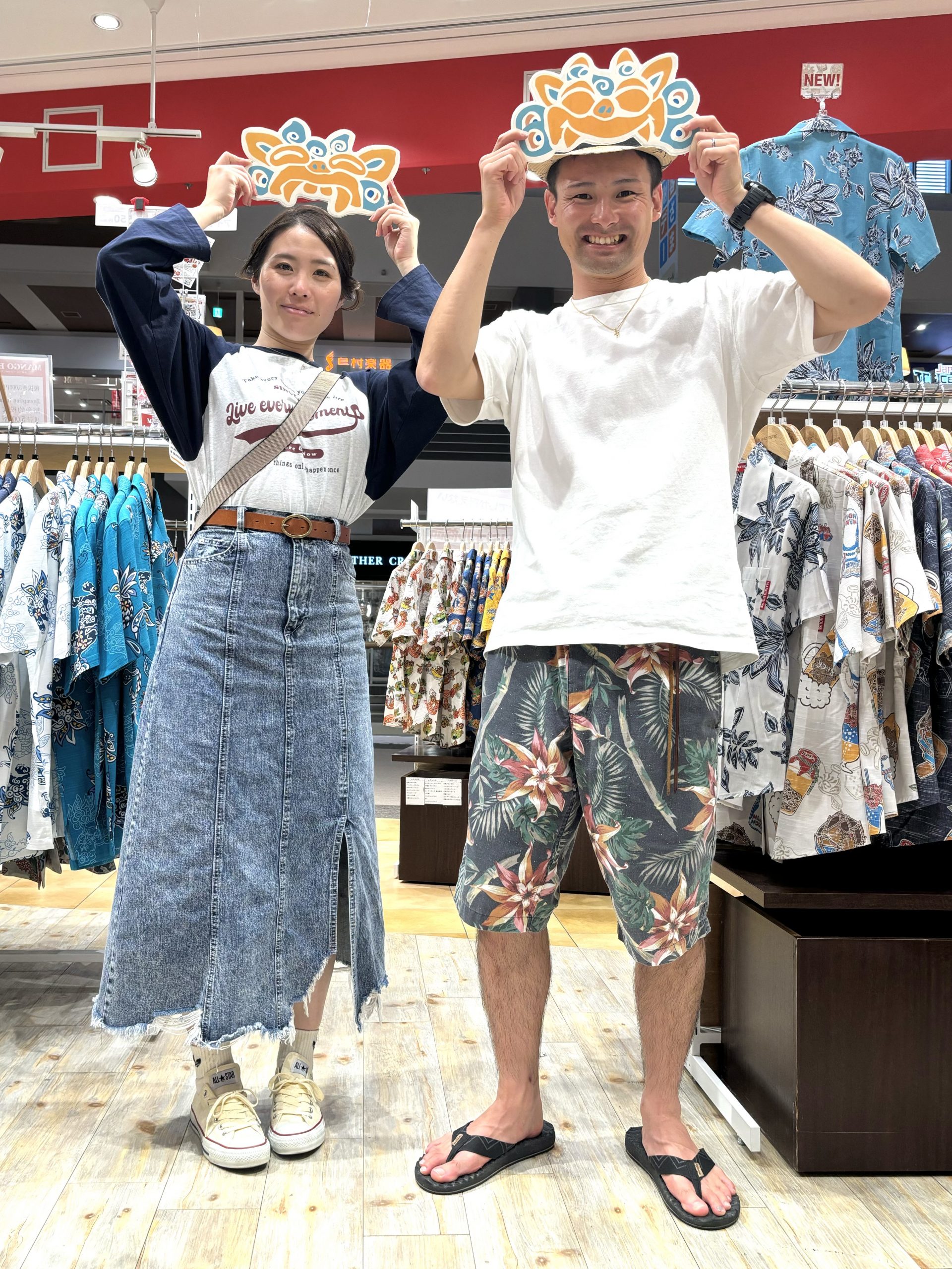 長野県からカップルさんご来店！初の沖縄旅行で♪