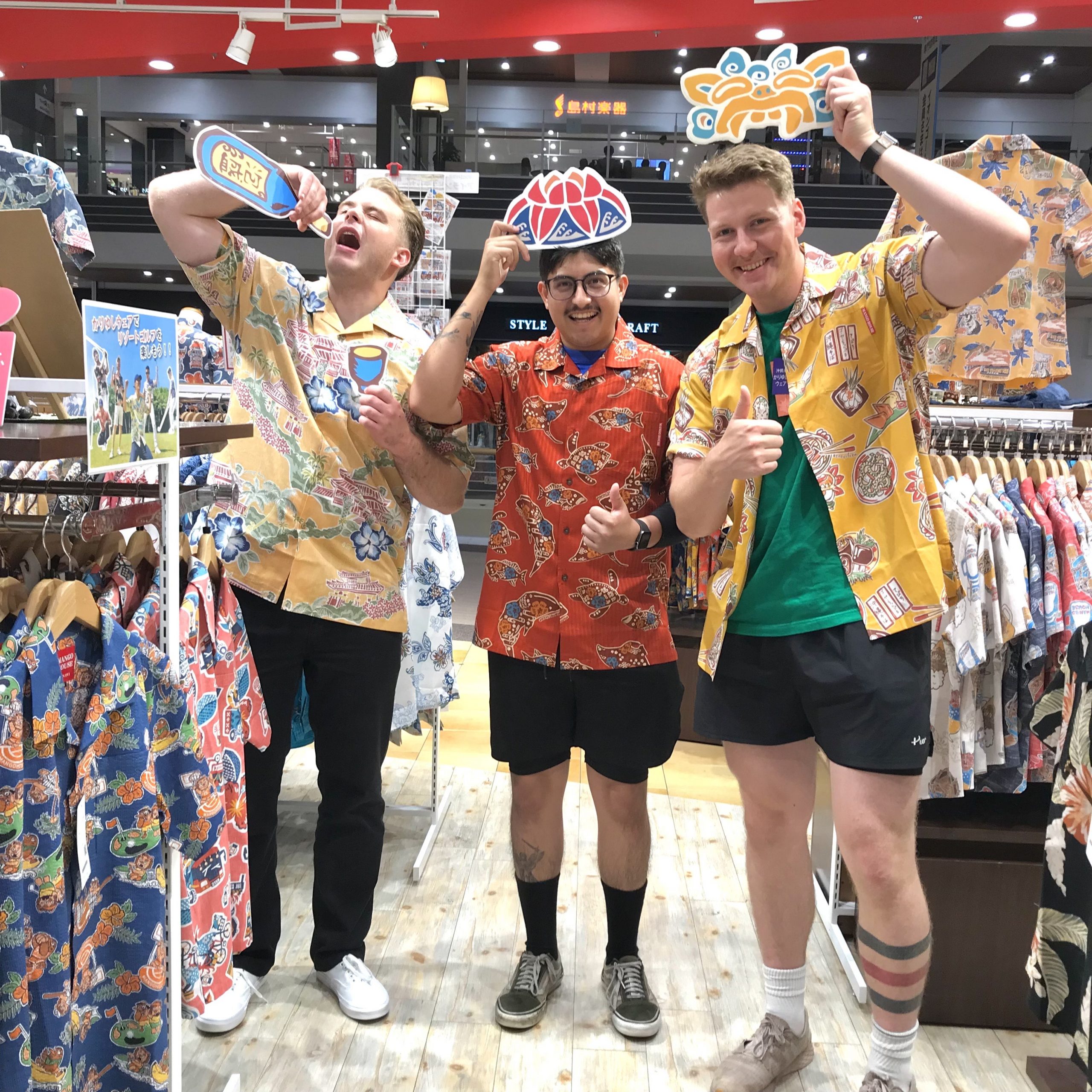 カッコいいメンズ限定のデザイン、首里城のデザインをゲット！！