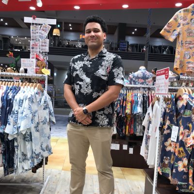 このシャツはギフトで お誕生日にいただいたかりゆし 