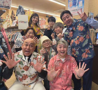 お笑い芸人の錦鯉さんとアナウンサーの田口彩夏さん撮影のためマンゴハウスへご来店！