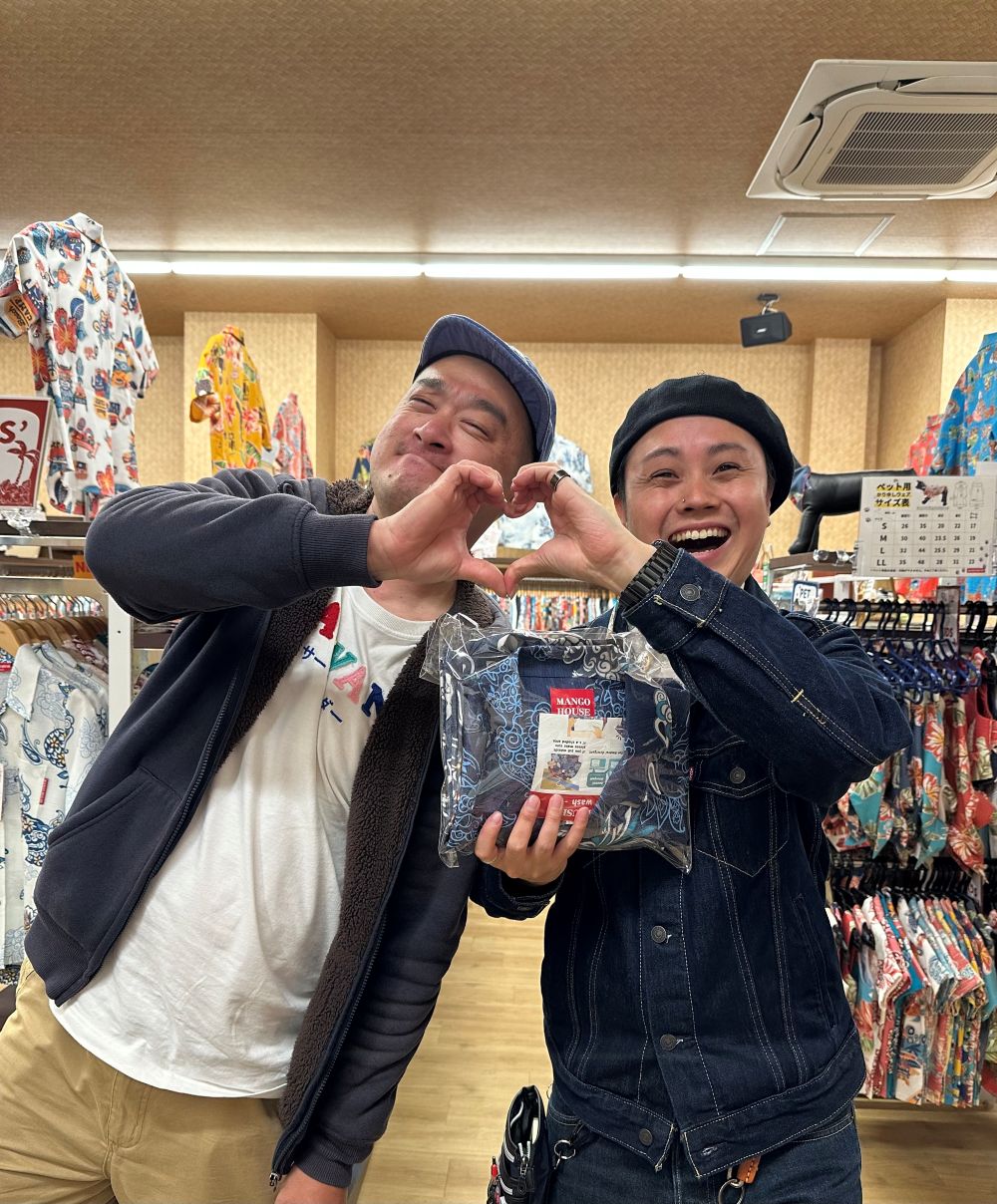 とても気さくで笑顔が絶えないお客様、マンゴハウス国際通り２号店へご来店です！