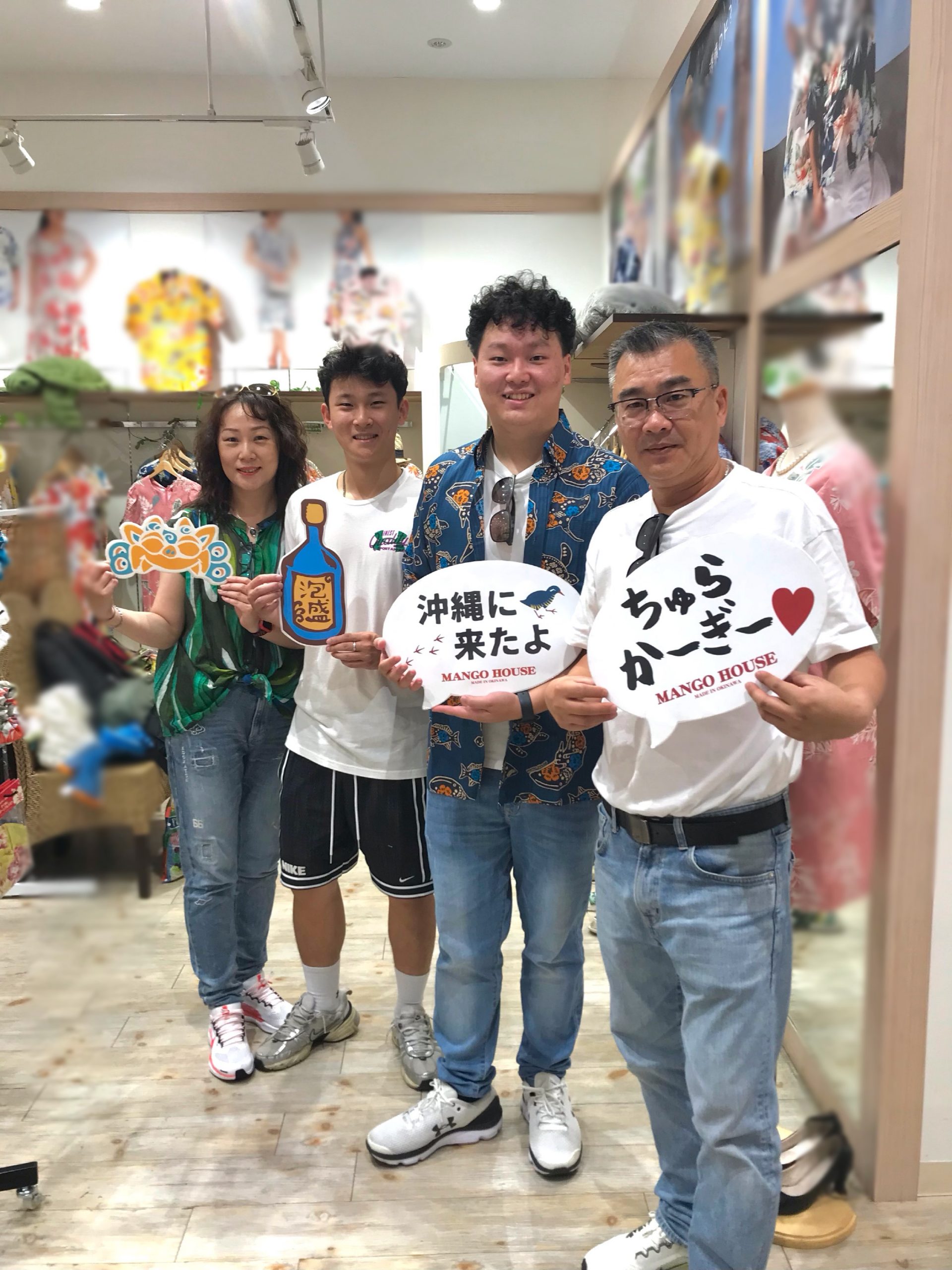 「スタッフがデザインしたオリジナルです」とご案内すると とても喜んでくれました