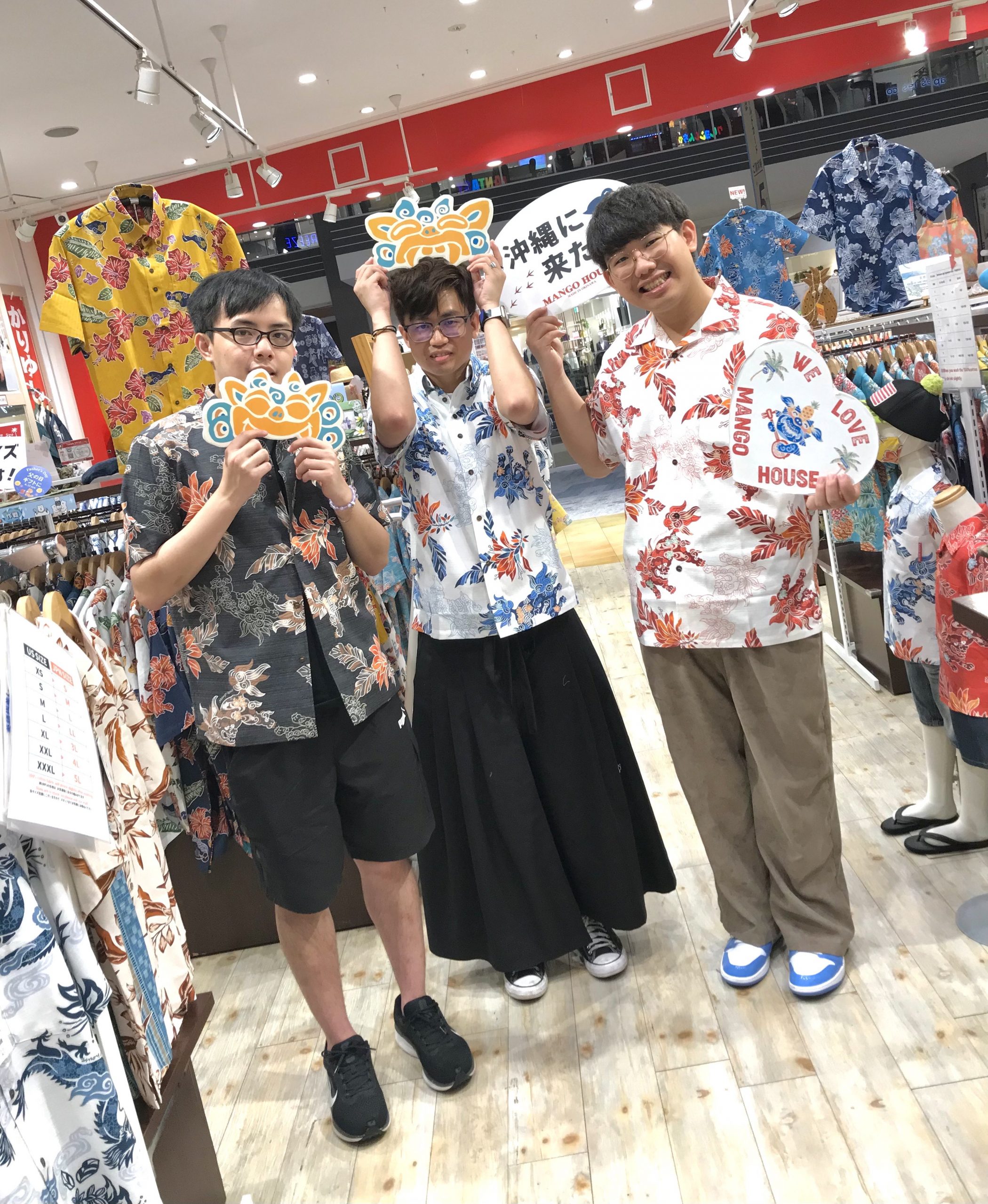 お友達へサイズ感など通訳していただき 安心のお買い物でしたね スタッフも大助かりでした！
