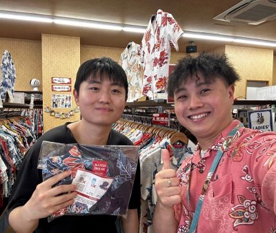 初沖縄！初かりゆしウェア！