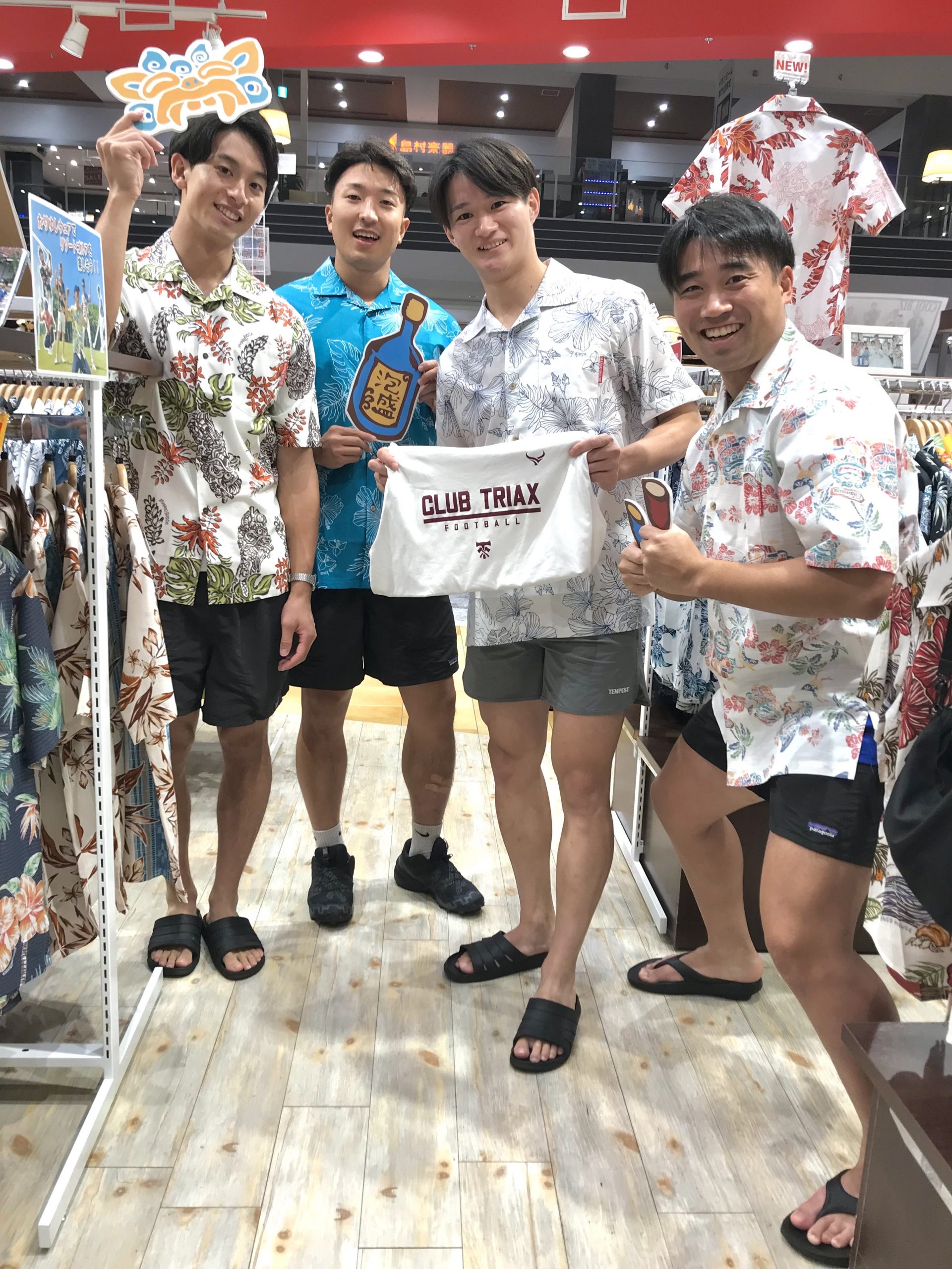 東京からお越しのお客様 社会人アメフトチームの皆様がご来店でーす