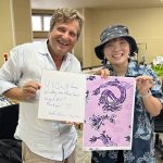 ヴィオラキーパーベルキンさんと記念写真