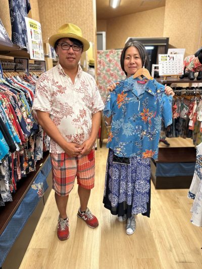 10数年ぶりのマンゴハウス！シーサー柄気に入っていただきました♪