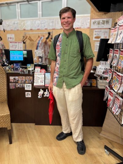 ボストンからかりゆしウェア愛用のお客様ご来店♪