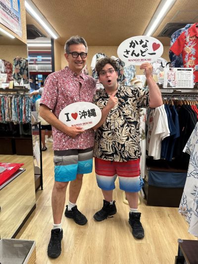 アロハシャツ大好きなご家族かりゆしウェアも絶賛でした♪