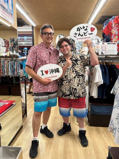 アロハシャツ大好きなご家族かりゆしウェアも絶賛でした♪
