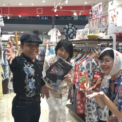 マンゴハウスのSNSを常にチェックしていただいてて
新作人気のボーダー柄をお取り寄せでゲット!!