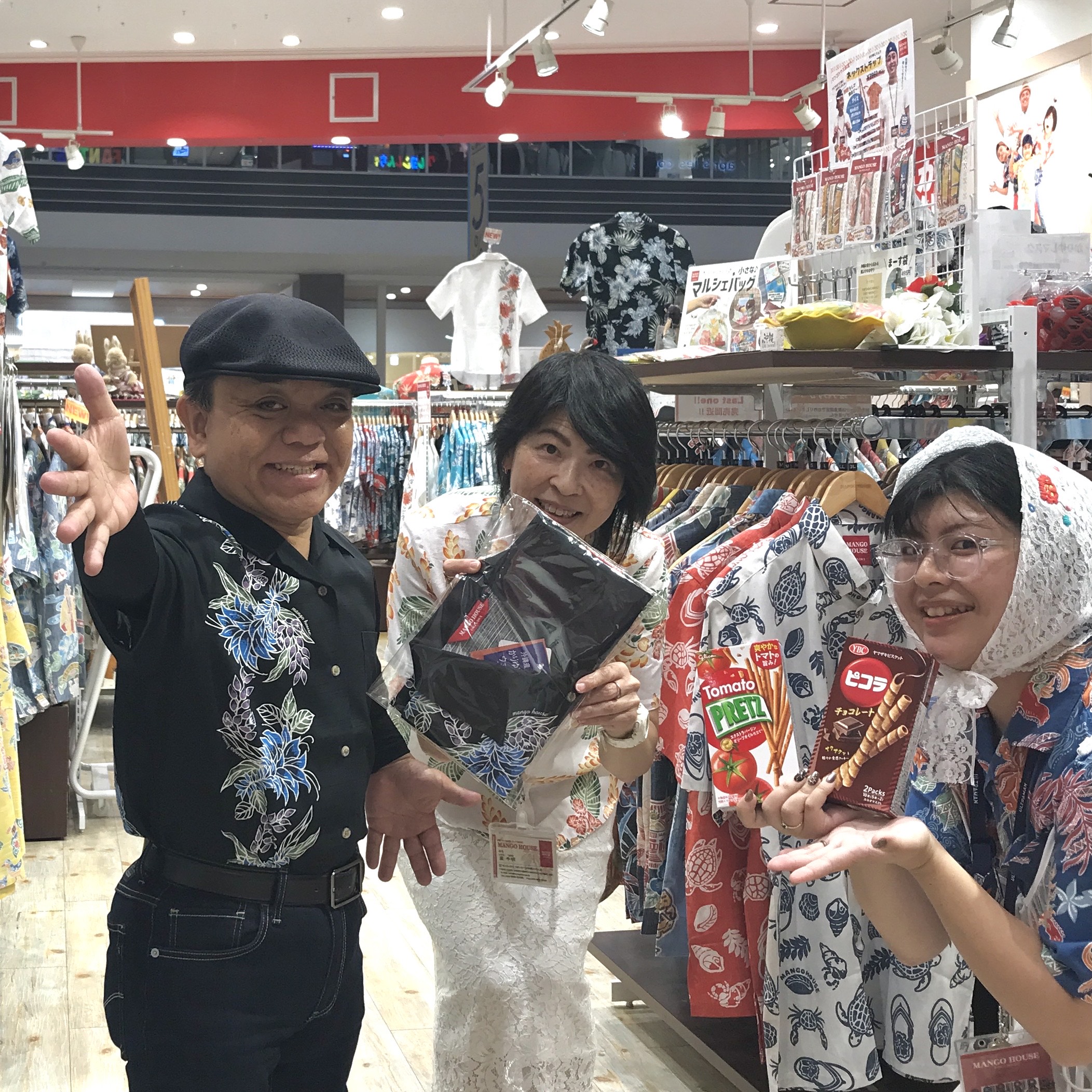 マンゴハウスのSNSを常にチェックしていただいてて 新作人気のボーダー柄をお取り寄せでゲット