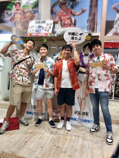 前回購入されたかりゆしウェアを着て、
沖縄を楽しんでるご様子が大変嬉しかったです