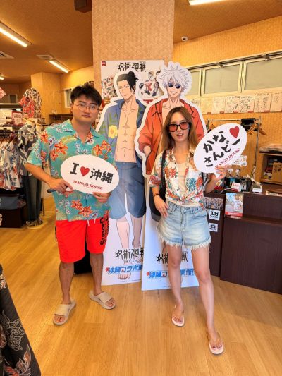 カラフルかりゆしウェアに着替えて沖縄を満喫です♪