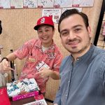 たまたまディスプレイから選んだ柄がデザイナースタッフのかりゆしウェアでした♪