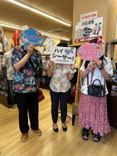 コラボかりゆしウェアで沖縄エンジョイ♩