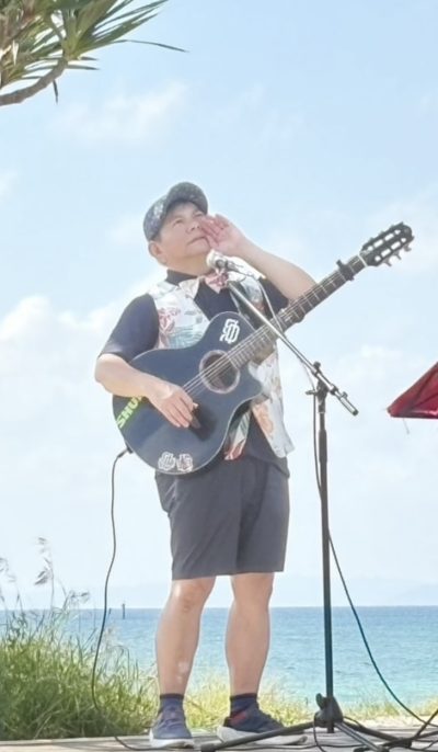 イベントの衣装でマンゴハウスのかりゆしウェアを使って頂きました！