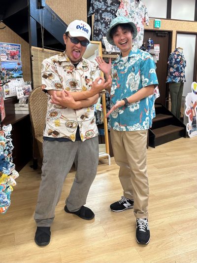 何気にお初の常連様と記念撮影！