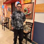 北海道より長袖かりゆしウェアを着こなして頂きました♪