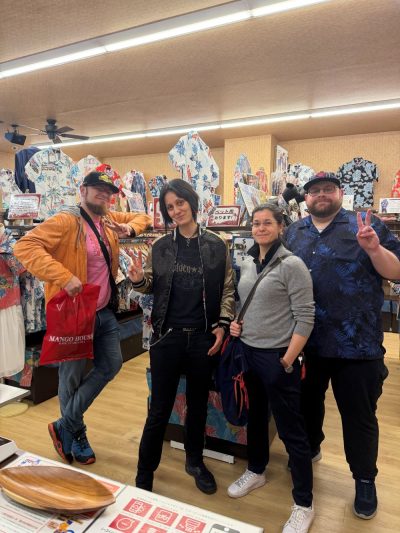 ドイツからお気に入りのかりゆしウェアをゲット！